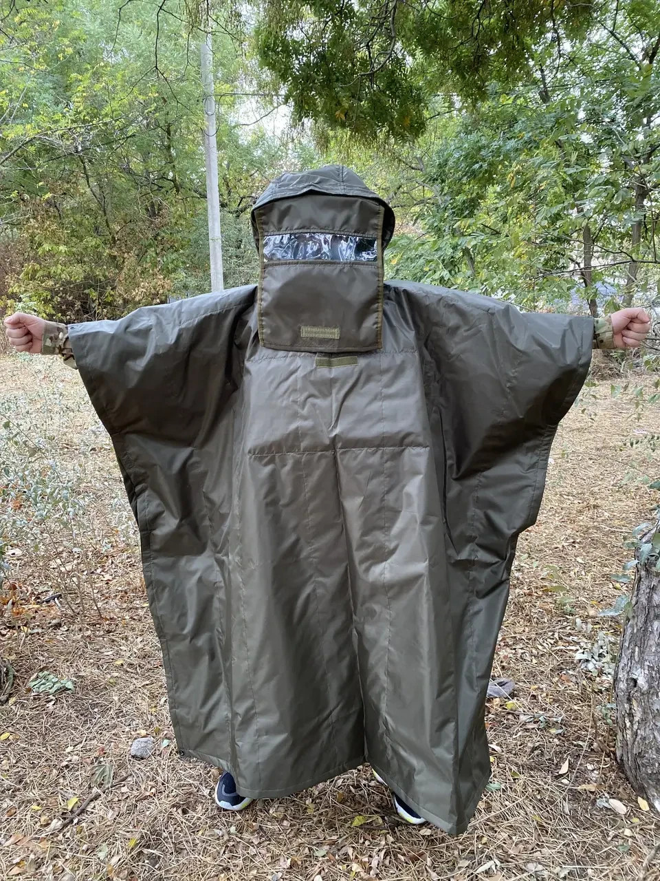 Anti-thermal imaging protection, olive thermal imaging protective cape/ 💛💙