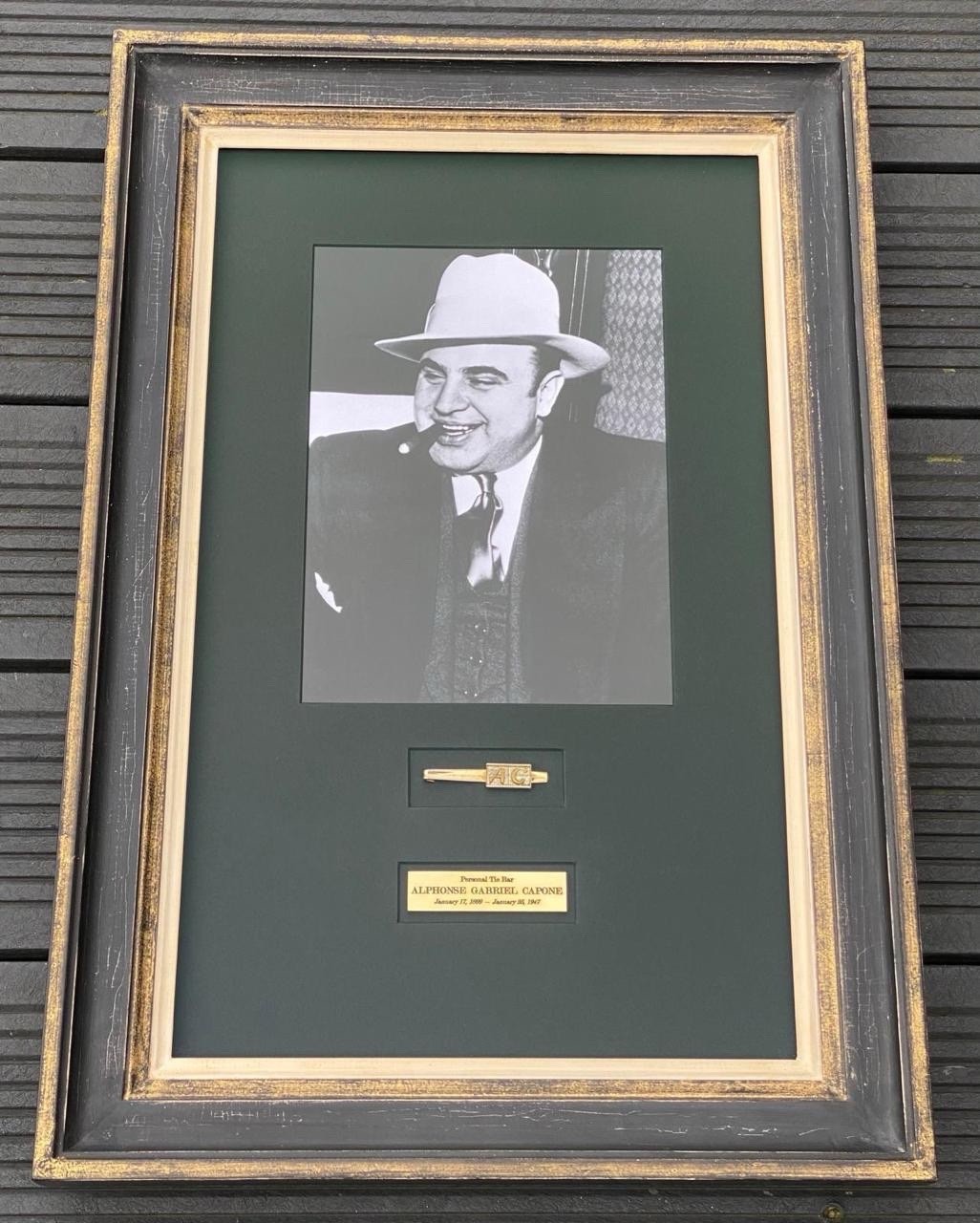 Al Capone’s Personal Tie Bar W/COA - Unique and Ultra Rare