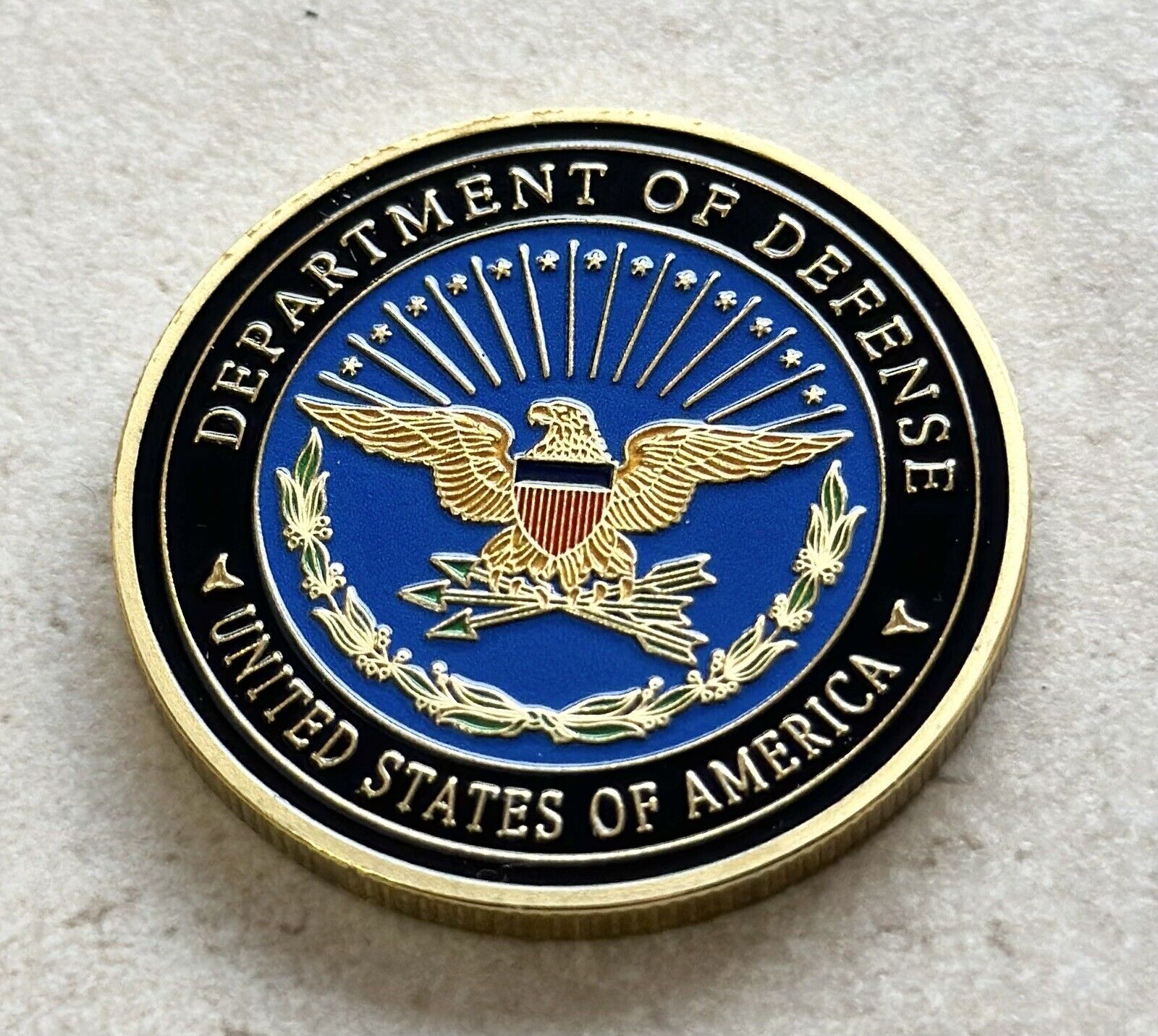 DOD Department Of Defense Pentagon Challenge Coin