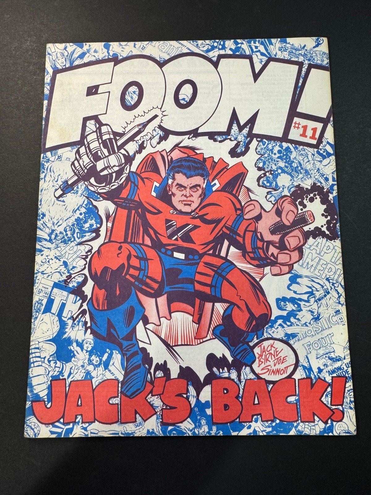 1975 FOOM Magazine #11 JACK KIRBY Tribute Issue INTERVIEW Photos MARVEL