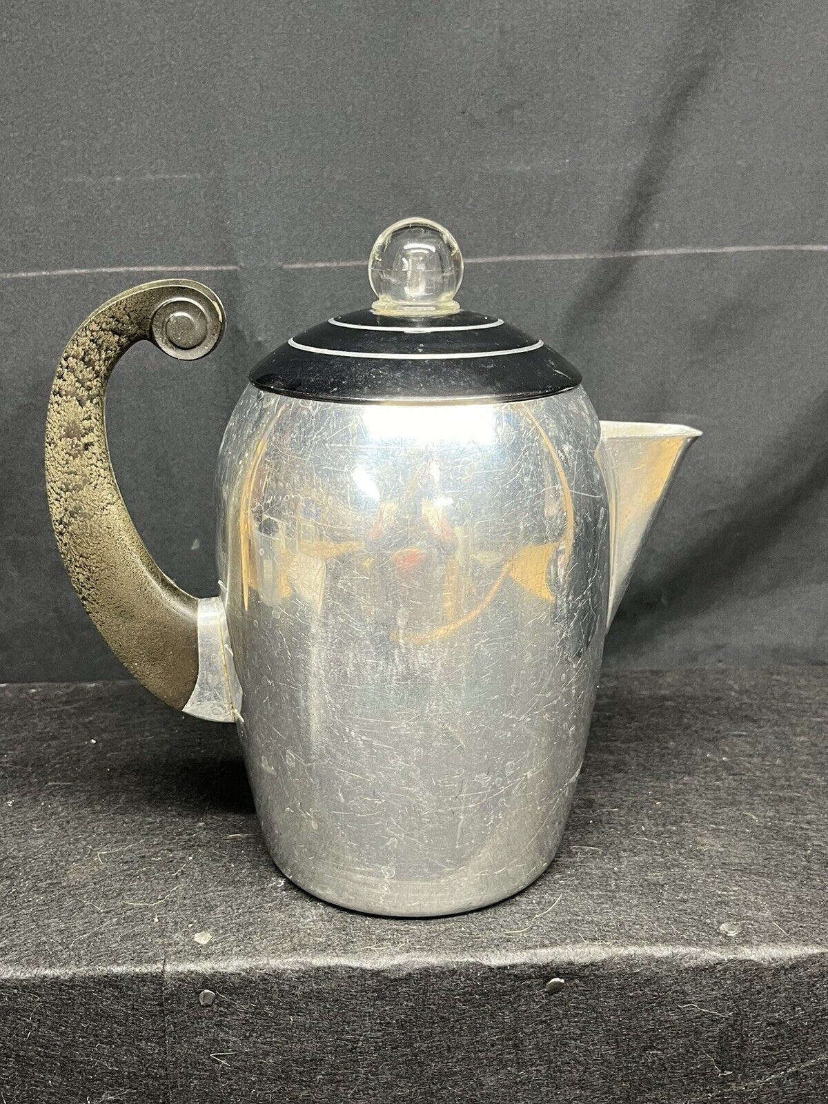 Vintage Wear-Ever #3088 Aluminum Hallite Coffee Percolator USA Made SEE PICTURES