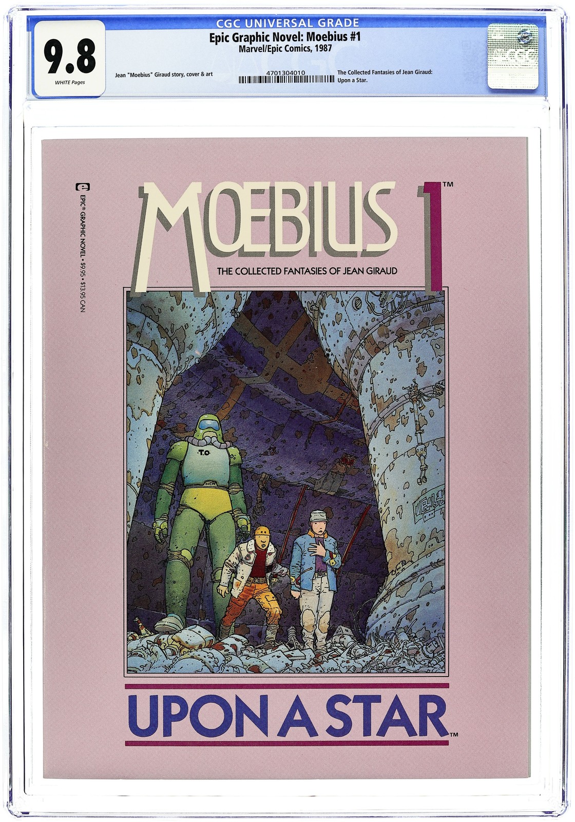 Moebius GN #1-1ST CGC 9.8 1987 4701304010