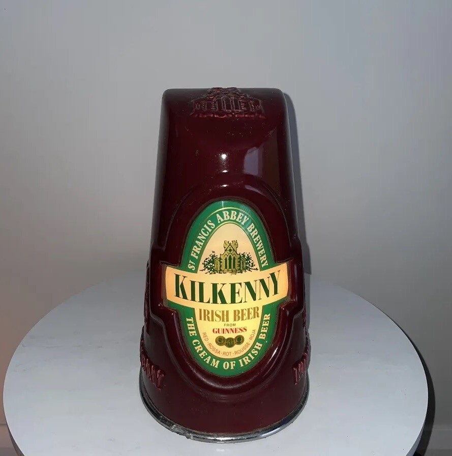 Kilkenny rare Illuminated Bar Top Pub Pump Font Sign Advertising ceramic  