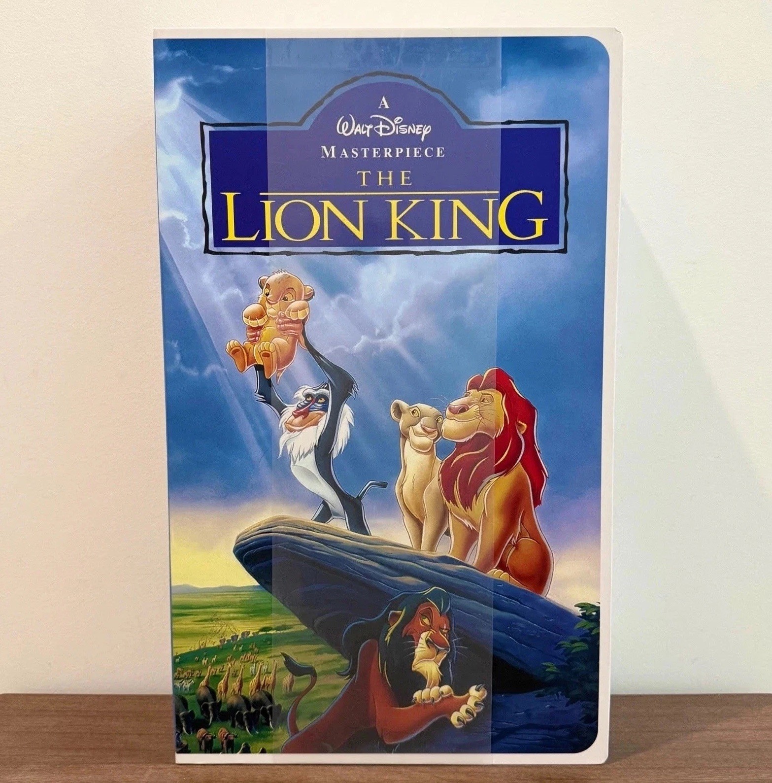 Disney Classic The Lion King VHS Boxed Silk Touch Throw Blanket 50