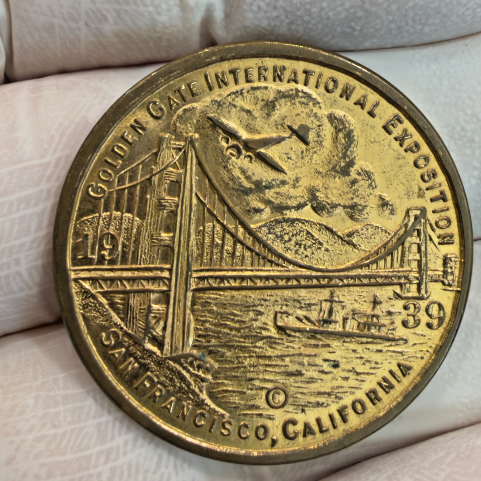 1939 Golden Gate International Exposition - Bay Bridge Token