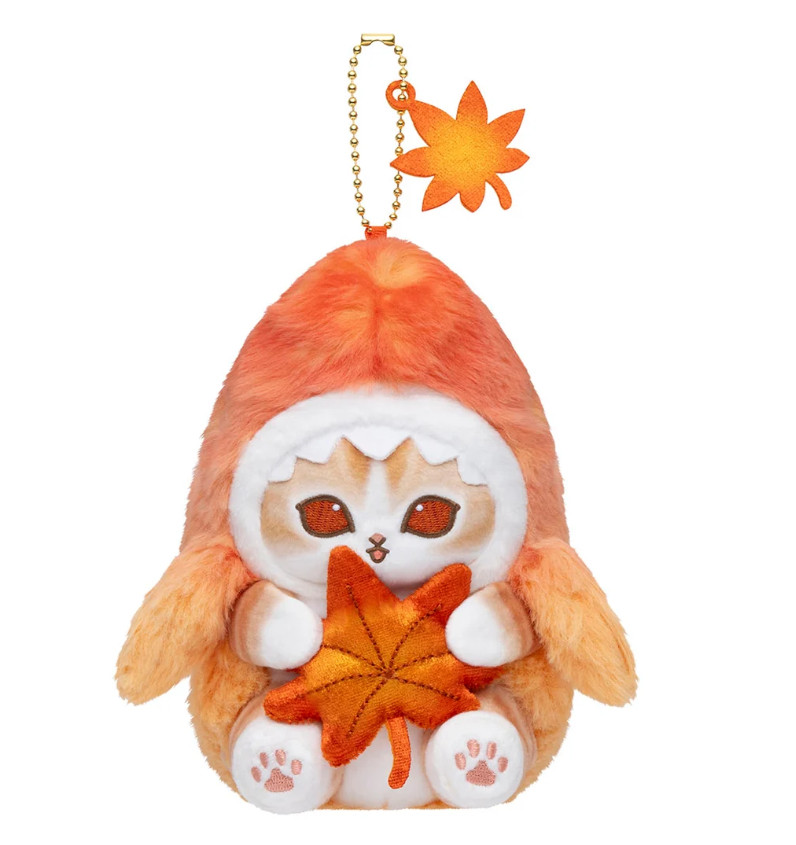 M93 mofusand Plush Mascot Pote Pote  Shark Nyan (Autumn Foliage Color) Japan NEW