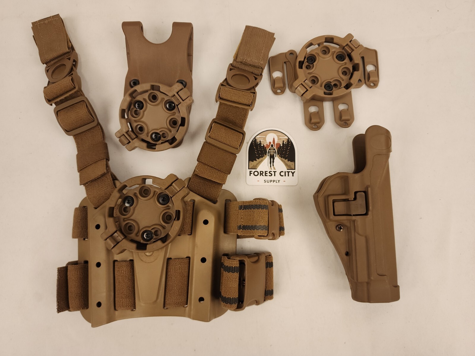NEW- Blackhawk 430504CT-R Serpa Tactical Holster, RH, Beretta M92/96/M9/M9A1