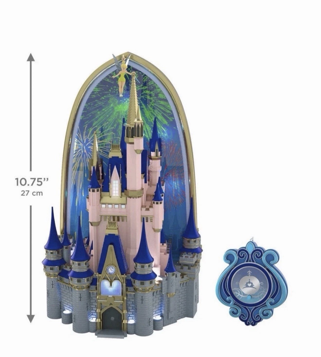 Hallmark 2026 Walt Disney World Cinderella Castle Tree Topper with Light & Sound