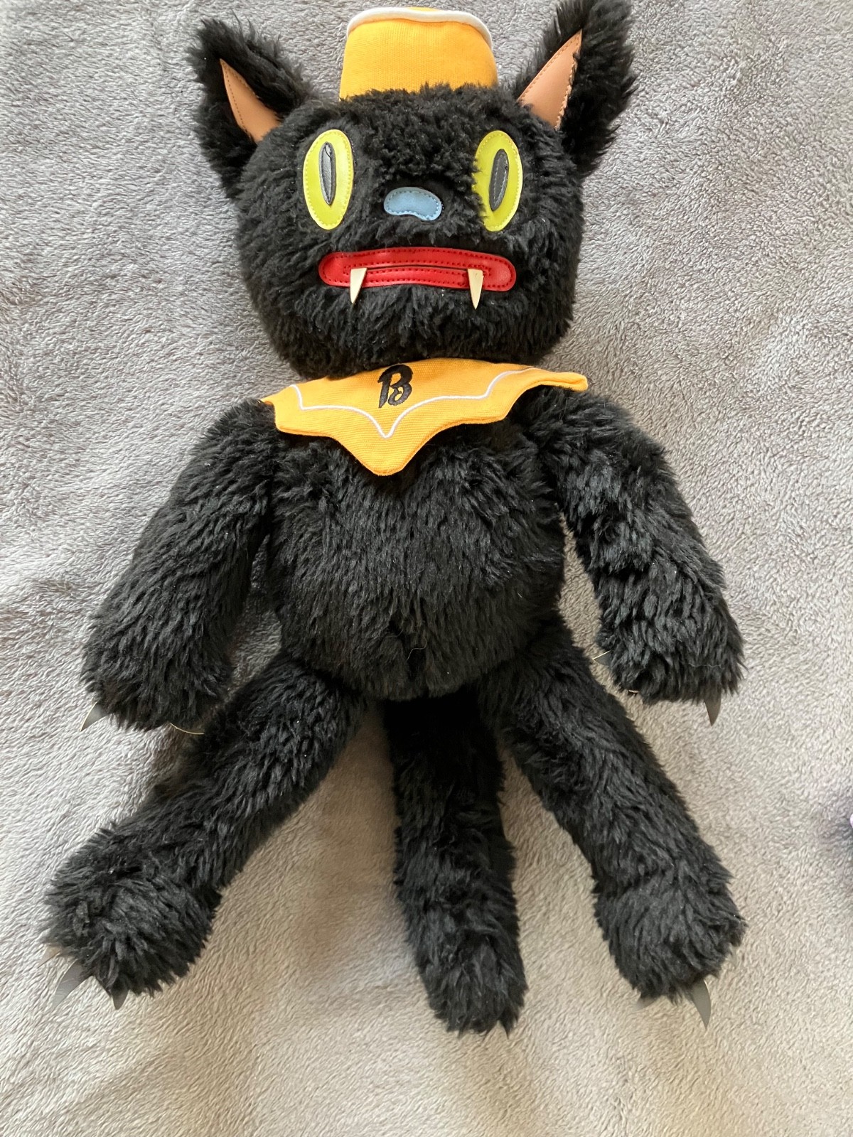 Blackie The Mighty Paw plushie by Baseman with COA