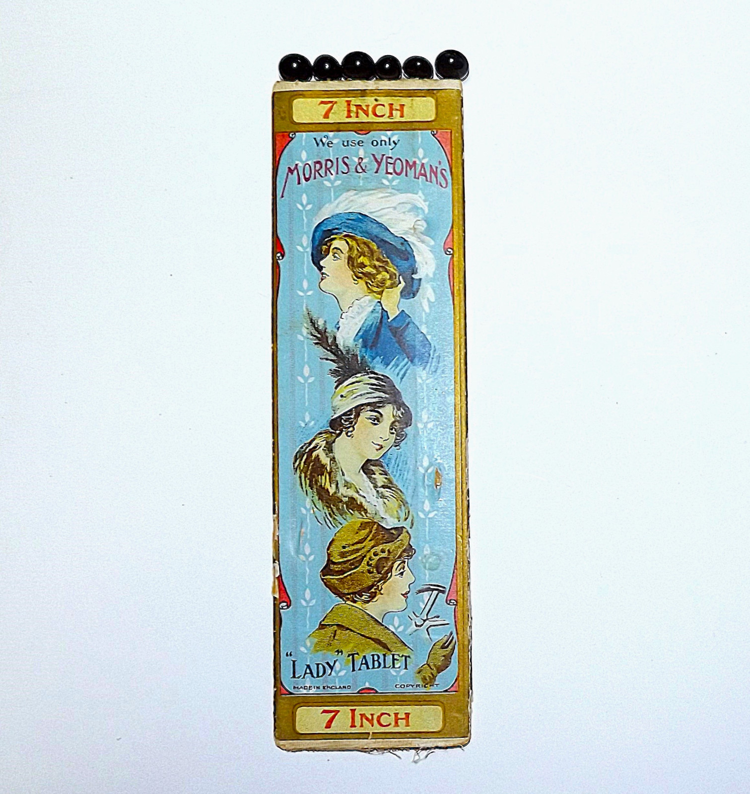 ANTIQUE EDWARDIAN HATPINS Black & Steel Original Package GREAT GRAPHICS HAT PINS ANTIQUE EDWARDIAN HATPINS Black & Steel Original Package GREAT GRAPHICS HAT PINS