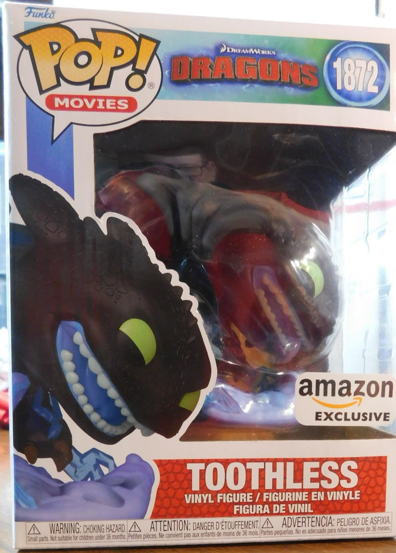 Funko Pop How To Train Your Dragon Toothless w/ Lightning Amazon Exclusive Funko Pop How To Train Your Dragon Toothless w/ Lightning Amazon Exclusive