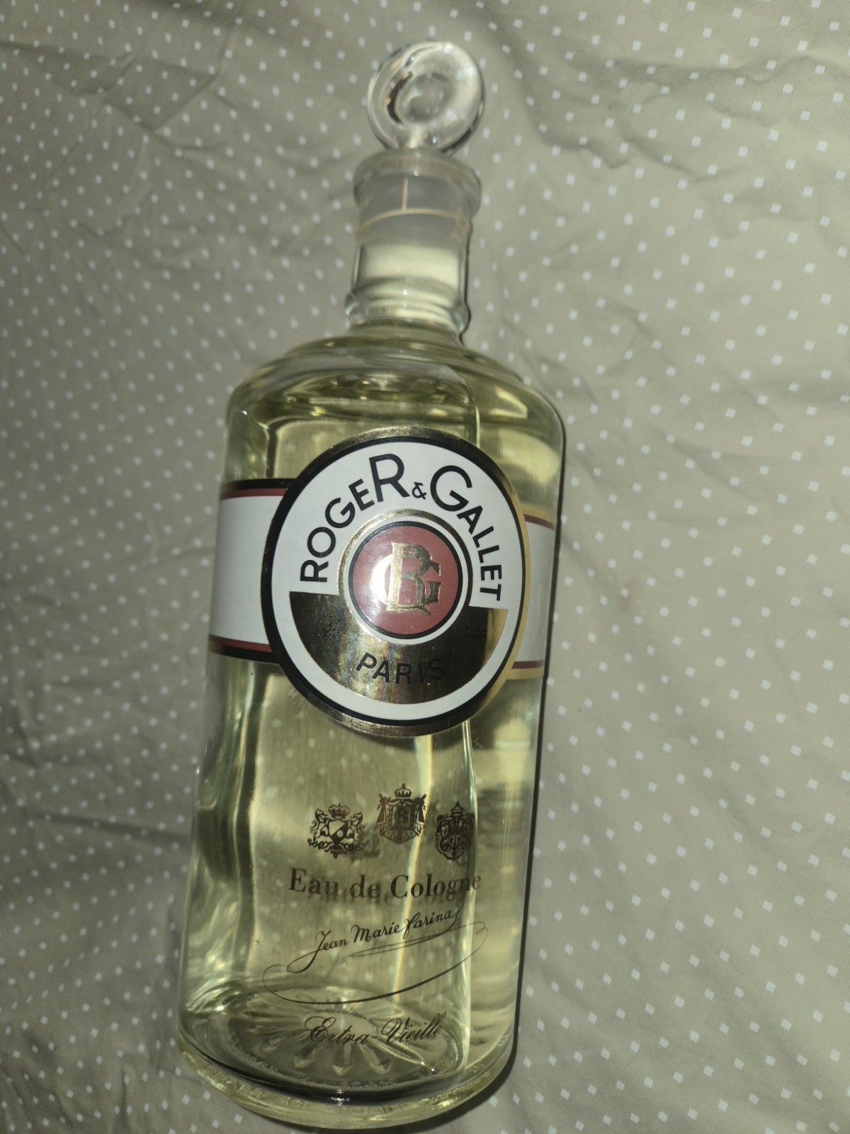 Vintage ROGER & GALLET eau De Cologne 33.8 Oz Extra Vieille Paris Vintage ROGER & GALLET eau De Cologne 33.8 Oz Extra Vieille Paris