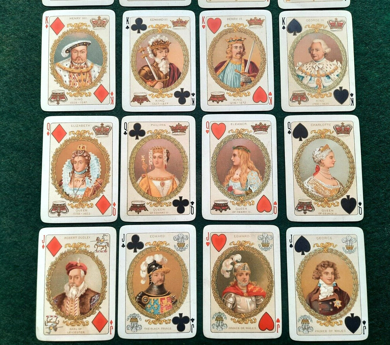 Antique 1897 Queen Victoria Dimond Jubilee Playing Cards Full deck