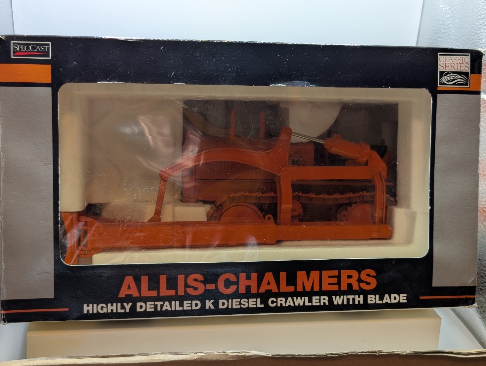 Allis Chalmers K Diesel Crawler w Blade 1/16 SpecCast Die Cast SCT237