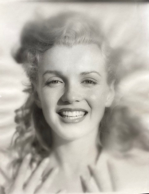 Marilyn Monroe, One-of-a-Kind, Signed & Hand-Printed Photo by Andre de Dienes