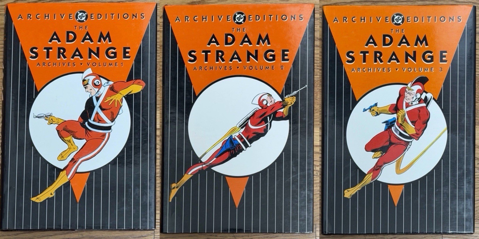 DC Archive Editions Adam Strange Archives Volumes 1-3 Complete HC Set 1st Print