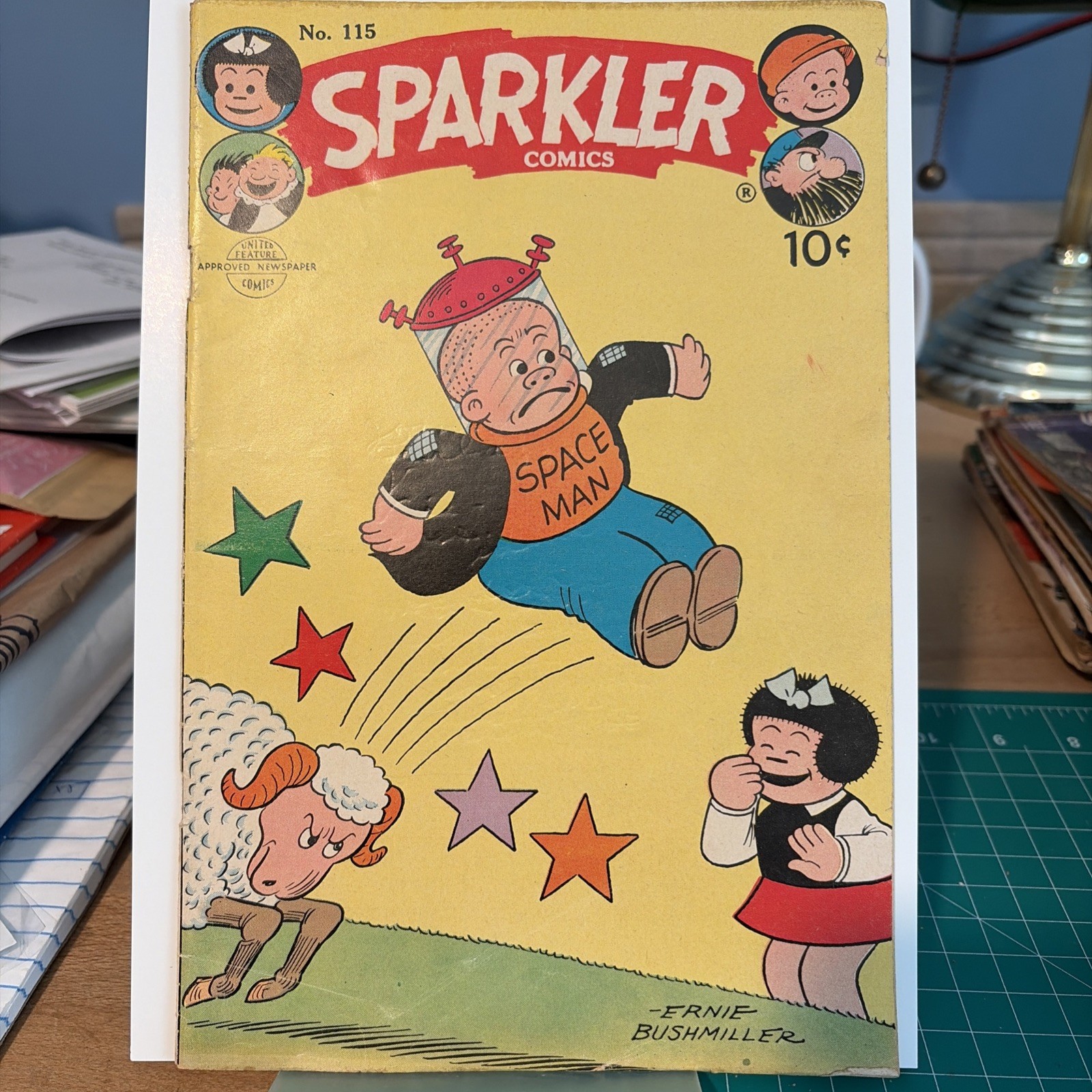 Sparkler Comics 115 VG+ (1954) Ernie Bushmiller RARE Sparkler Comics 115 VG+ (1954) Ernie Bushmiller RARE