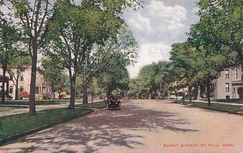  Postcard Summit Avenue St Paul MN
