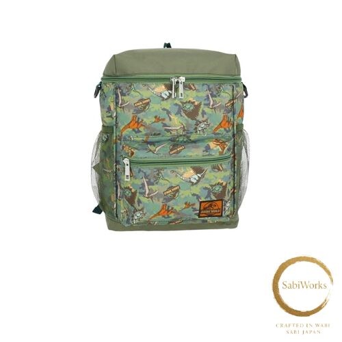 New Marushin Backpack Jurassic World Camouflage Green School Entrance Goods
