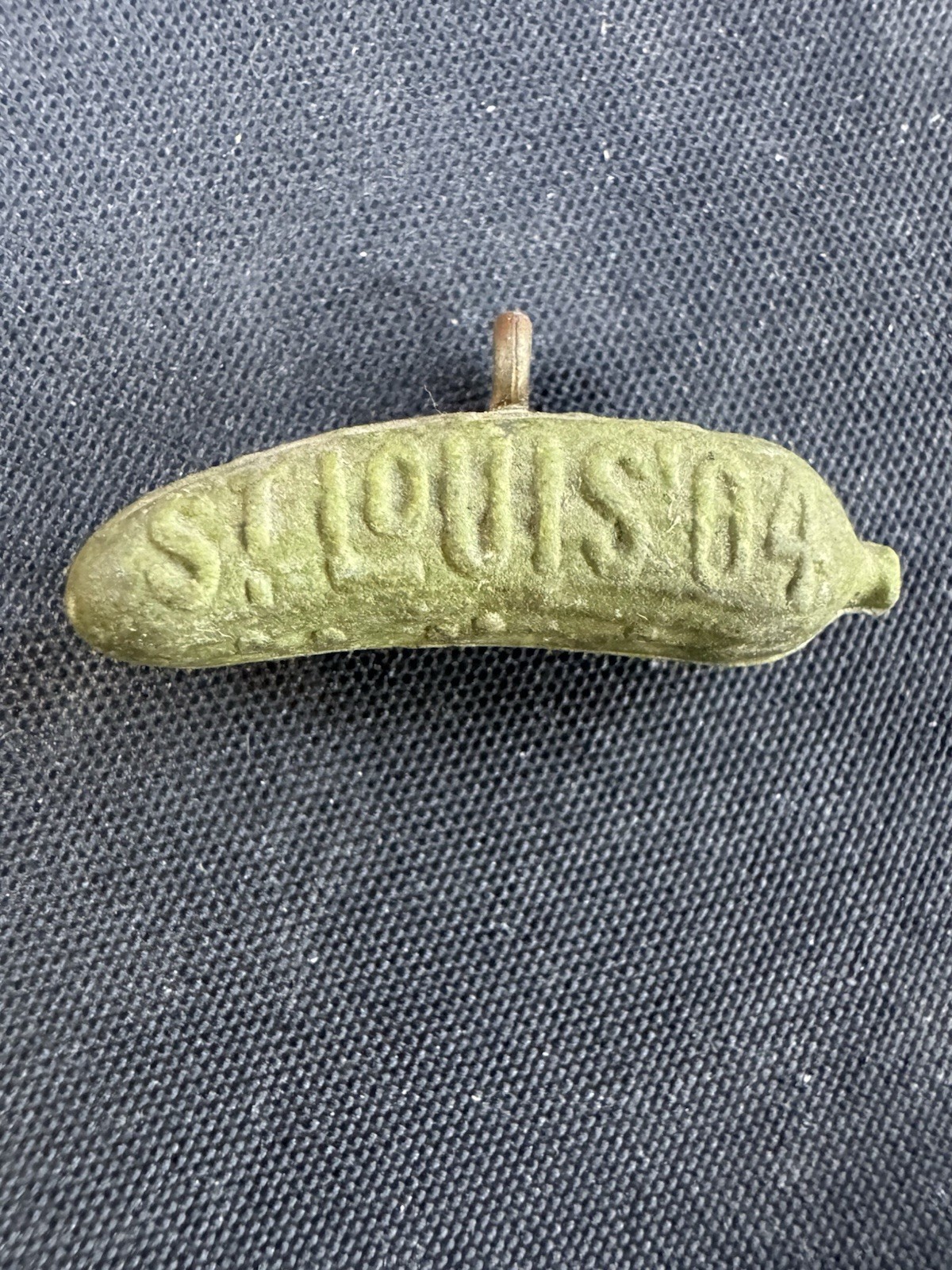 Vintage  Heinz Pickle 1904 St. Louis Fair Charm-