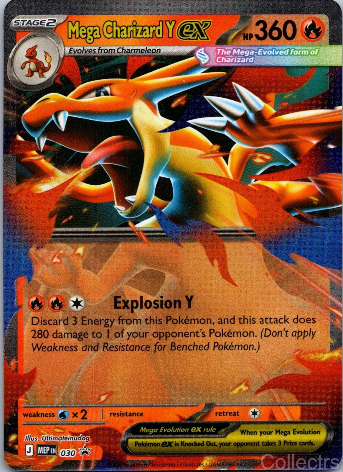 MEGA CHARIZARD Y EX 030 HOLO P ME: MEGA EVOLUTION PROMO NM/M