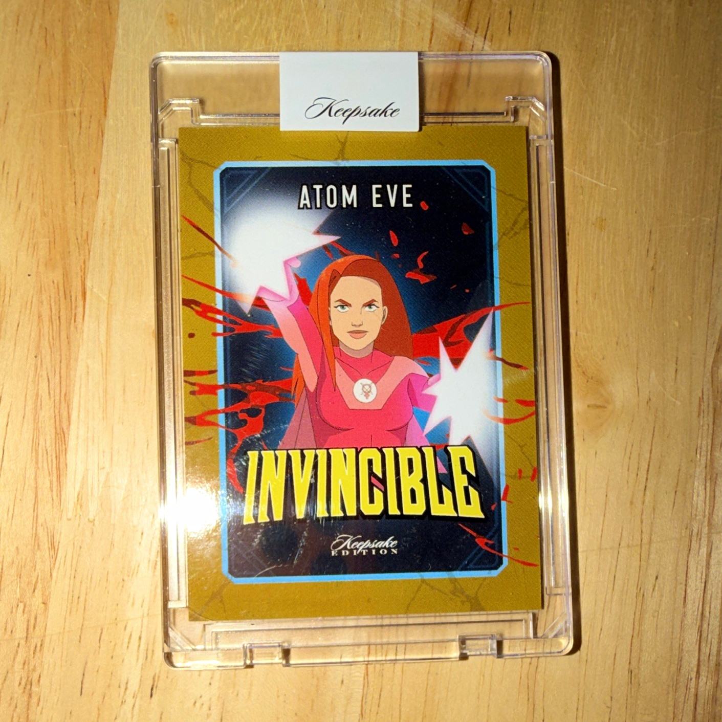 Invincible Season 2 2026 Gold Serial Numbered Card #25 Atom Eve 6/10
