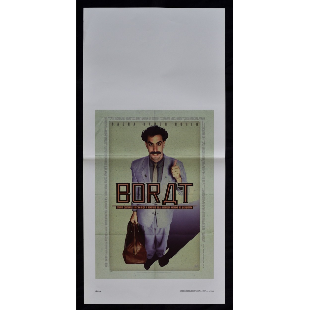 locandina BORAT Sacha Noam Baron Cohen Kazakistan Sagdiyev Bakalova B96