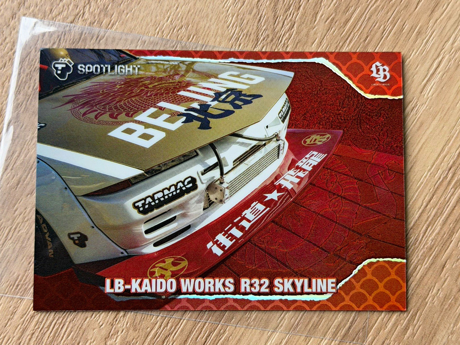 Tarmac Works Card Series R Spotlight LB-Kaido Works R32 Skyline # (125/125)