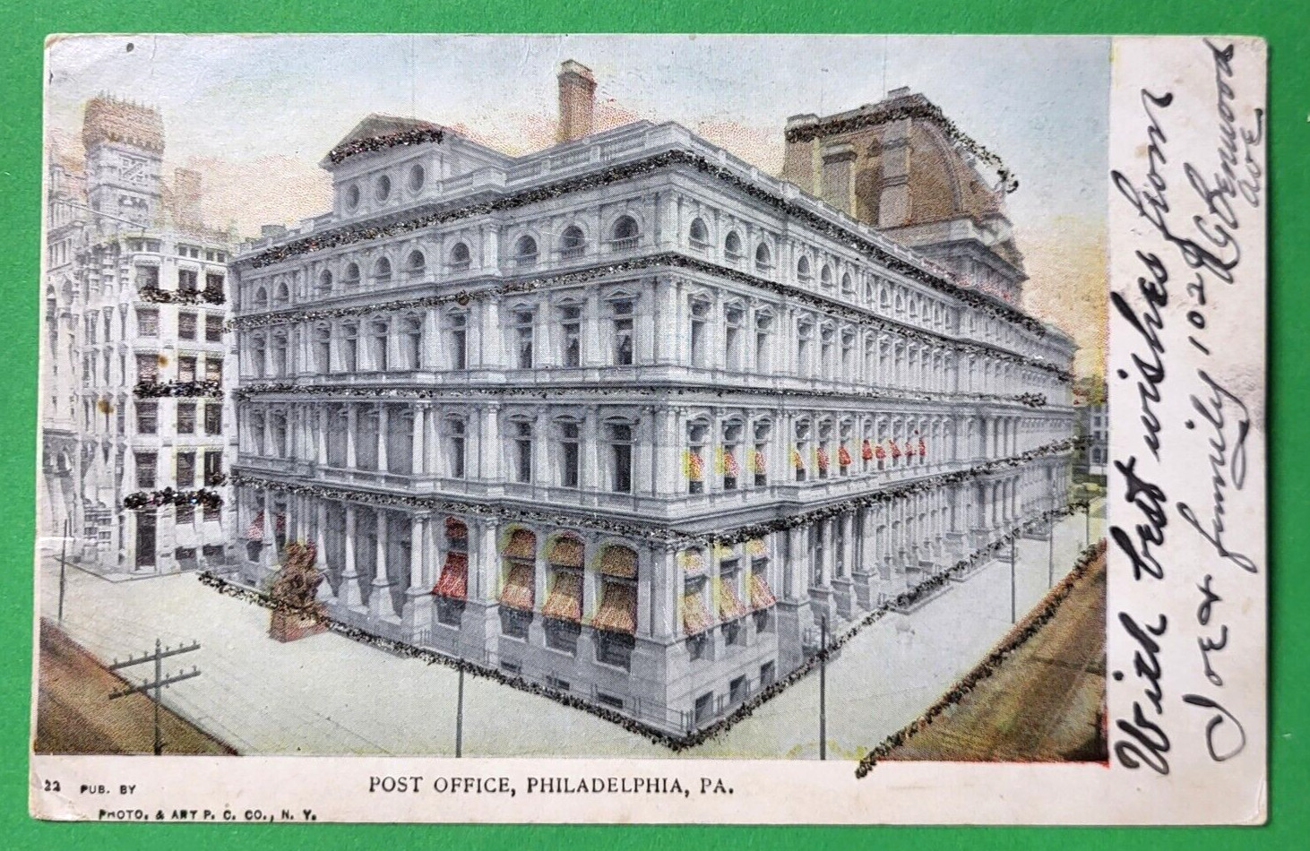 Post Office Philadelphia PA Undivided Posted