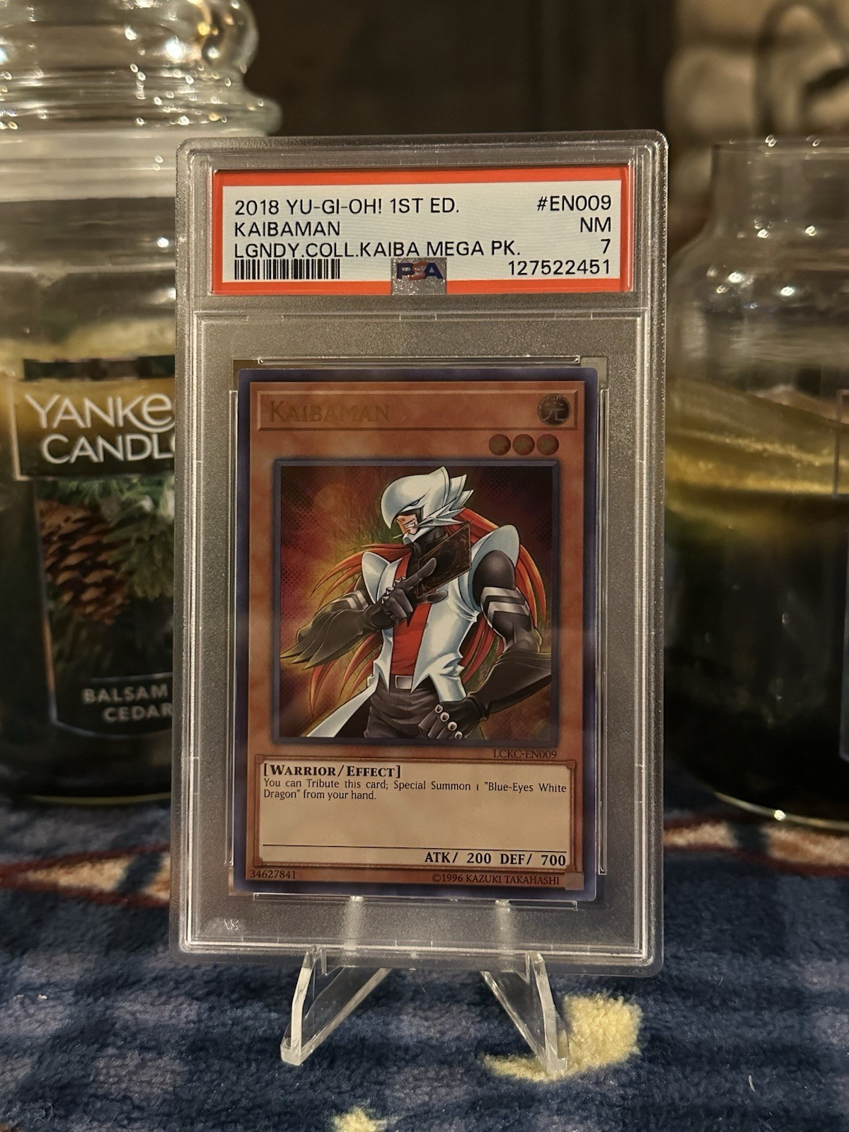 Kaibaman LCKC-EN009 Legendary Collection Kaiba 1st Edition PSA 7
