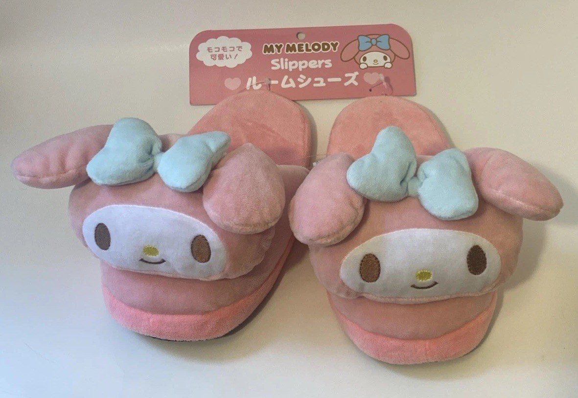 New Sanrio My Melody Face Slippers Inner Dimensions: Approx. 25cm Pink 986861 New Sanrio My Melody Face Slippers Inner Dimensions: Approx. 25cm Pink 986861