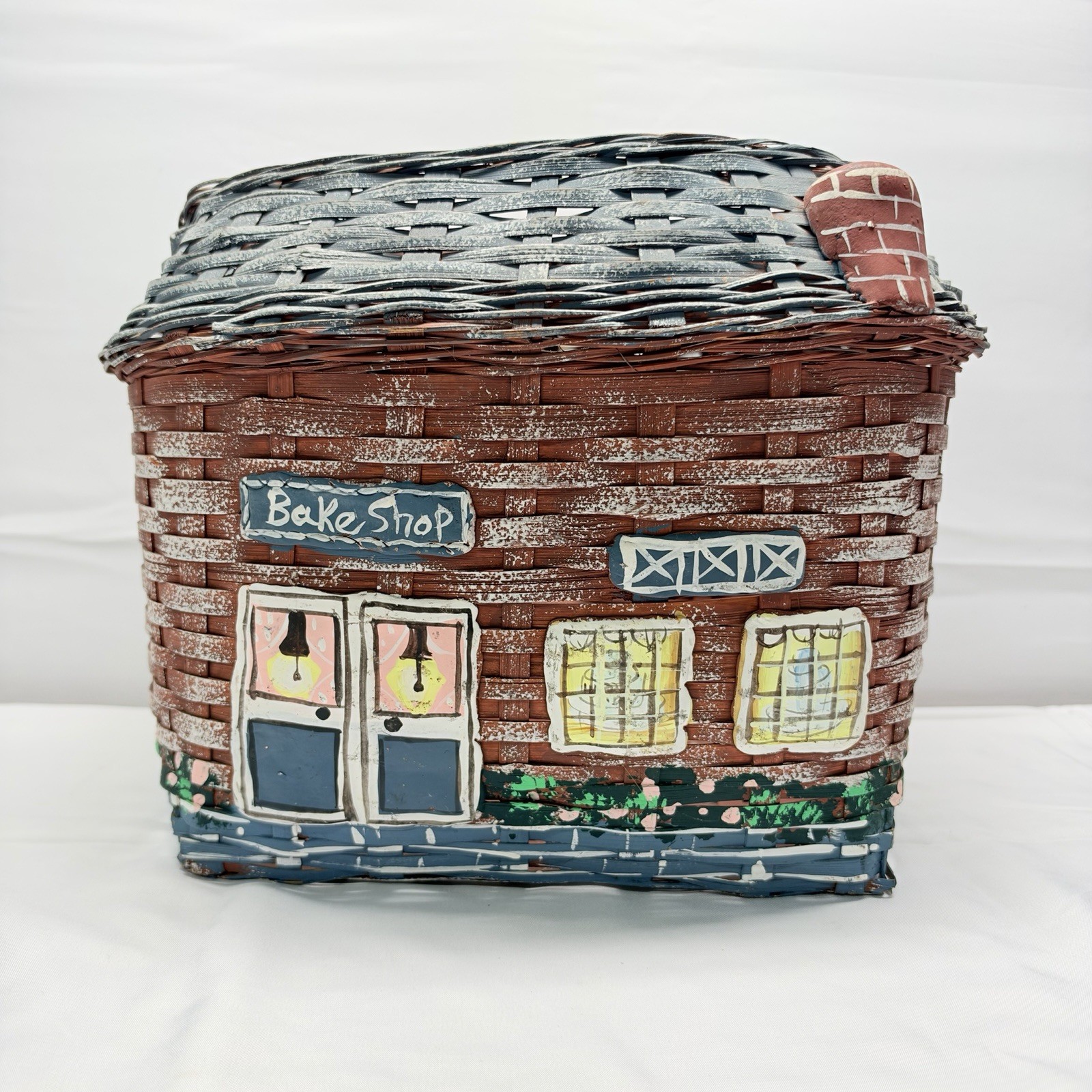 Vintage 1980’s Rosenthal Netter Hand Painted Bake Shop Basket