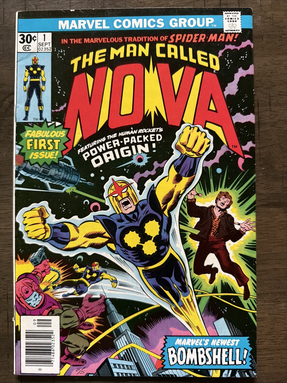 Marvel Comics The Man Called Nova #1 (1976) First Marvel Comics The Man Called Nova #1 (1976) First