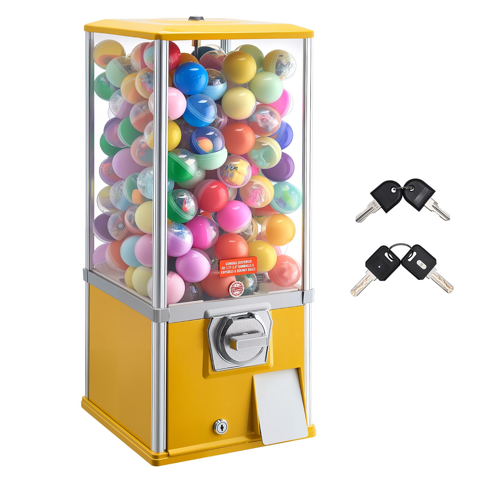 Uimoso 25-Inch Candy Vending Machine with Coin Operated Dispenser
