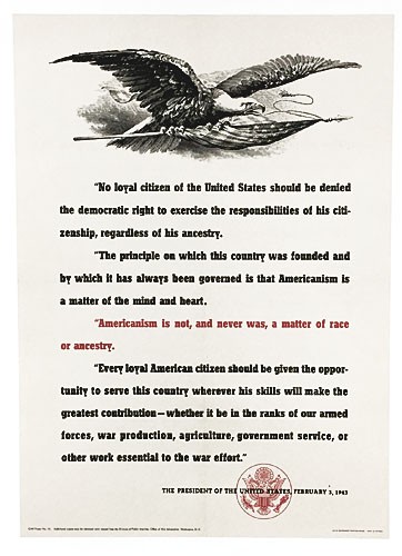 Original 1943 WWII US Patriotic Poster - Original 1943 WWII US Patriotic Poster -