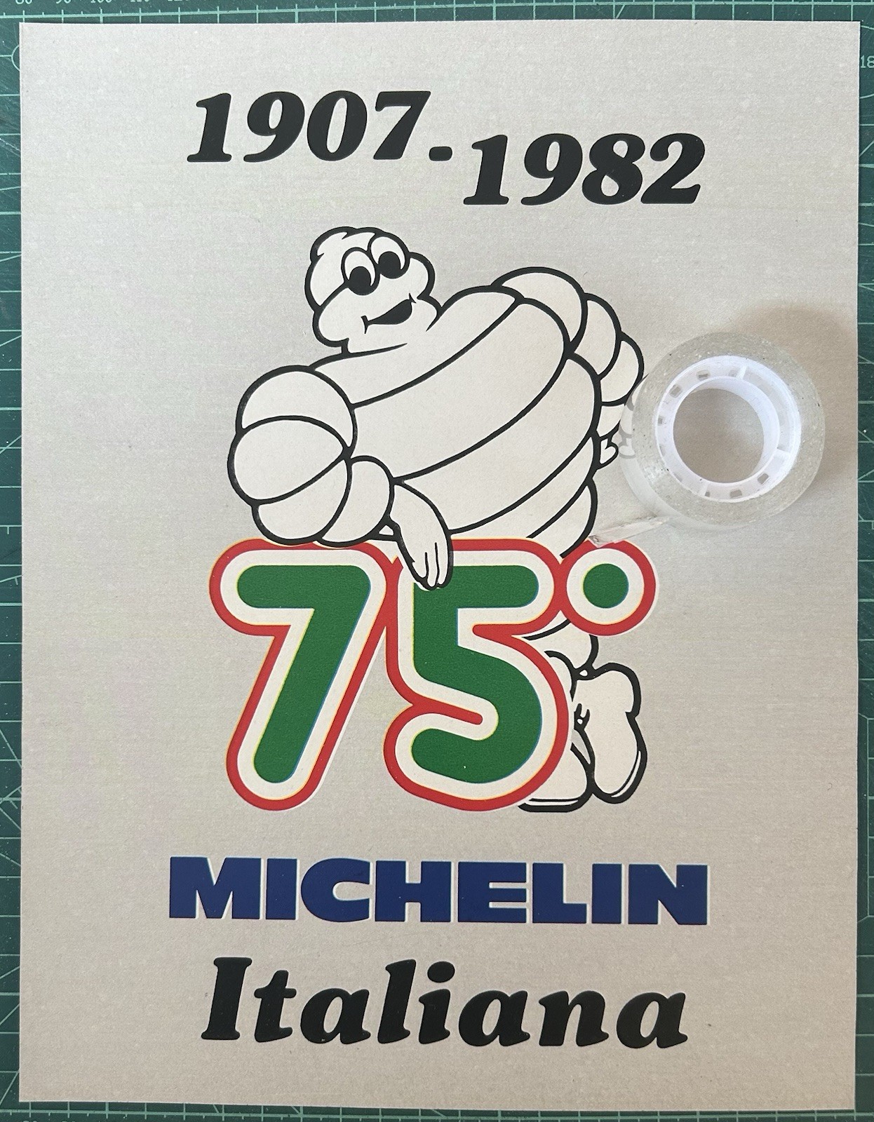 Rare Advertising 75 Michelin Italian and Bibendum (1907-1982) 1982