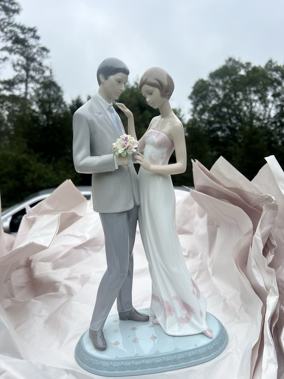 Huge Lladro Double Figurine 