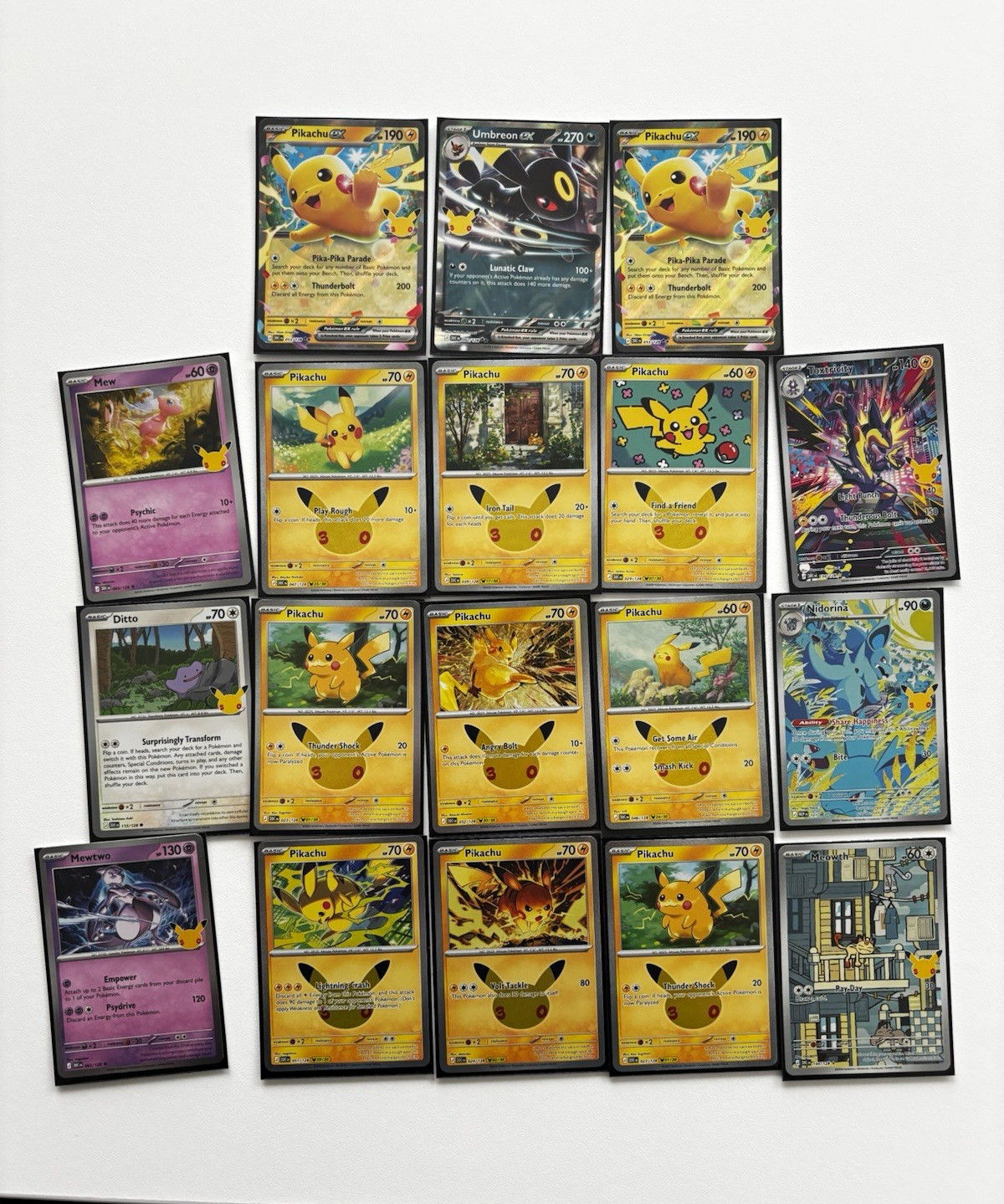 Pokémon 30th Celebrations LOT.