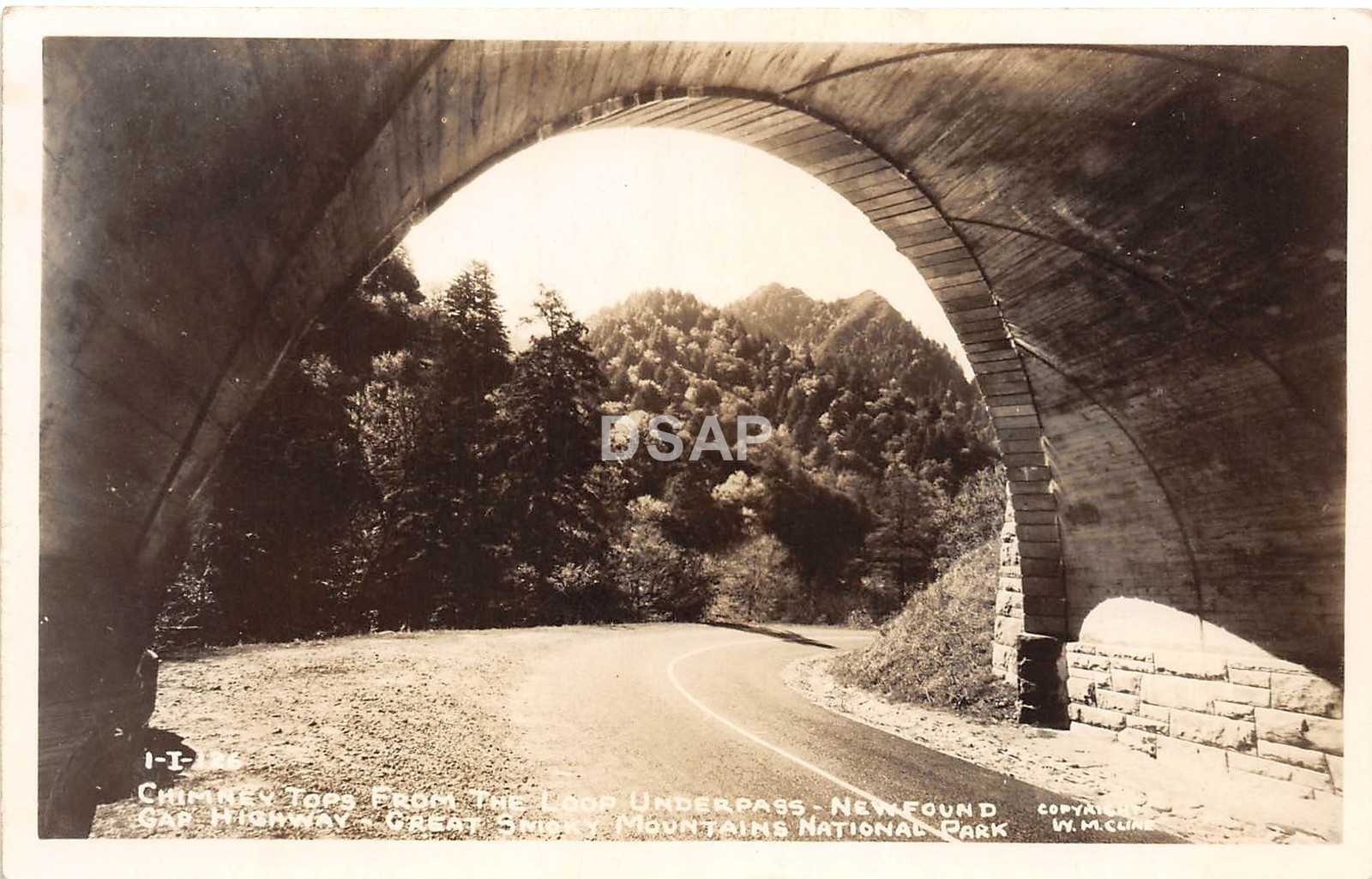 C74/ Great Smoky Mountains National Park Tennessee Tn Postcard RPPC Tunnel 17 C74/ Great Smoky Mountains National Park Tennessee Tn Postcard RPPC Tunnel 17