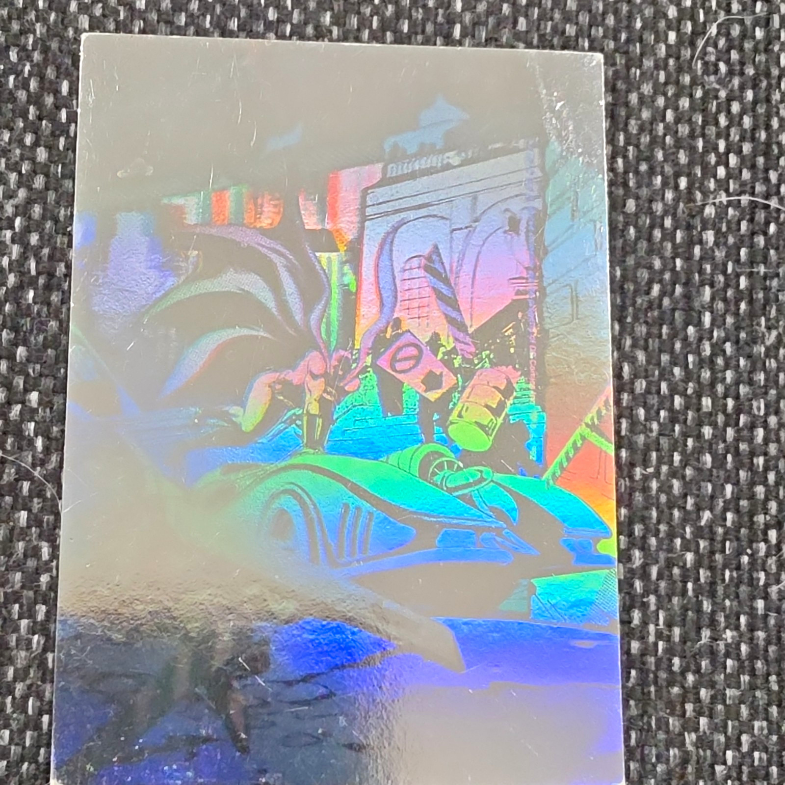 1993 SkyBox DC Cosmic Teams Batman Hologram H-1 Six Flags Theme Park Promo Card