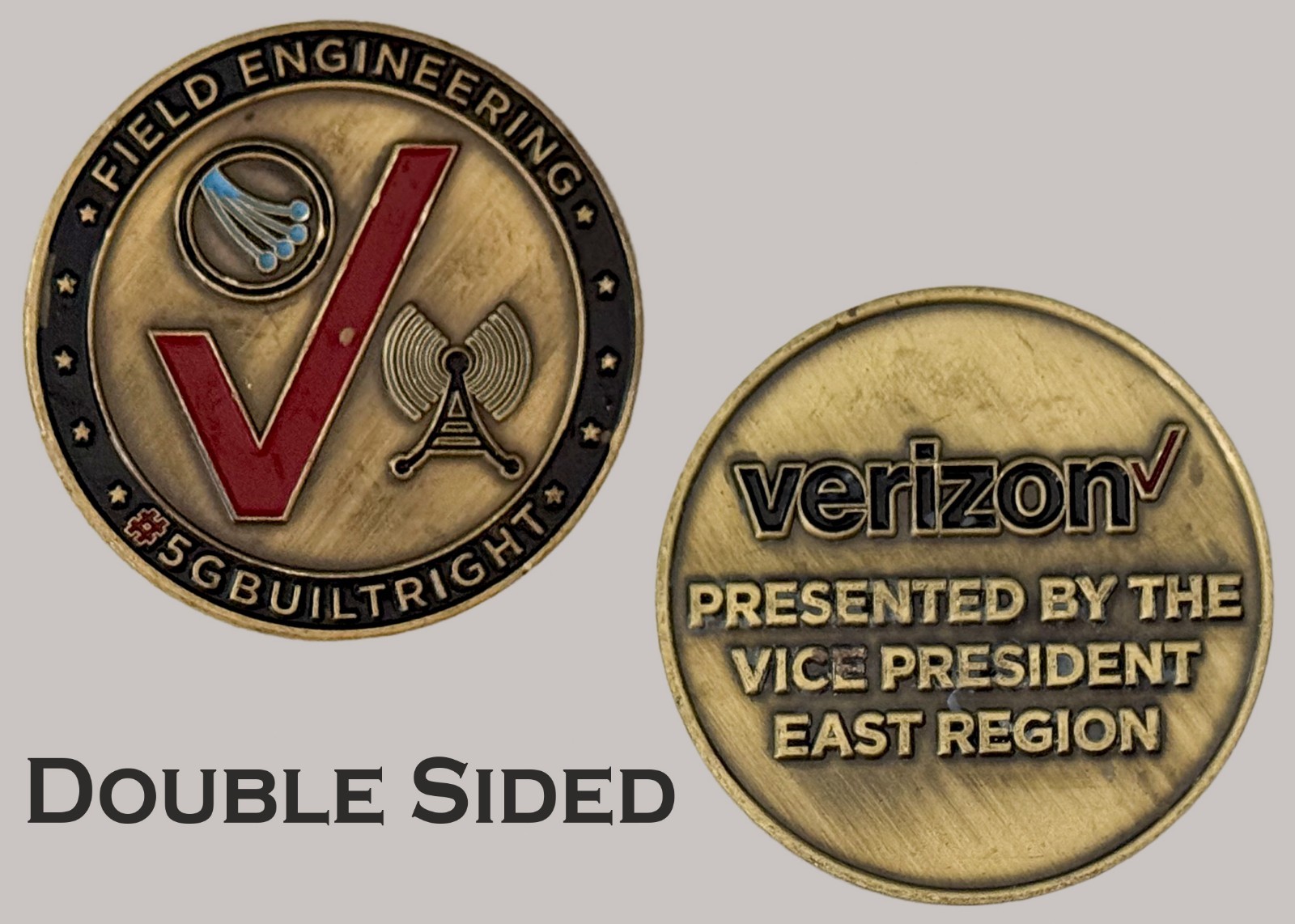 Verizon Field Engineering East Region 5G Built Right Challenge Coin  J#31