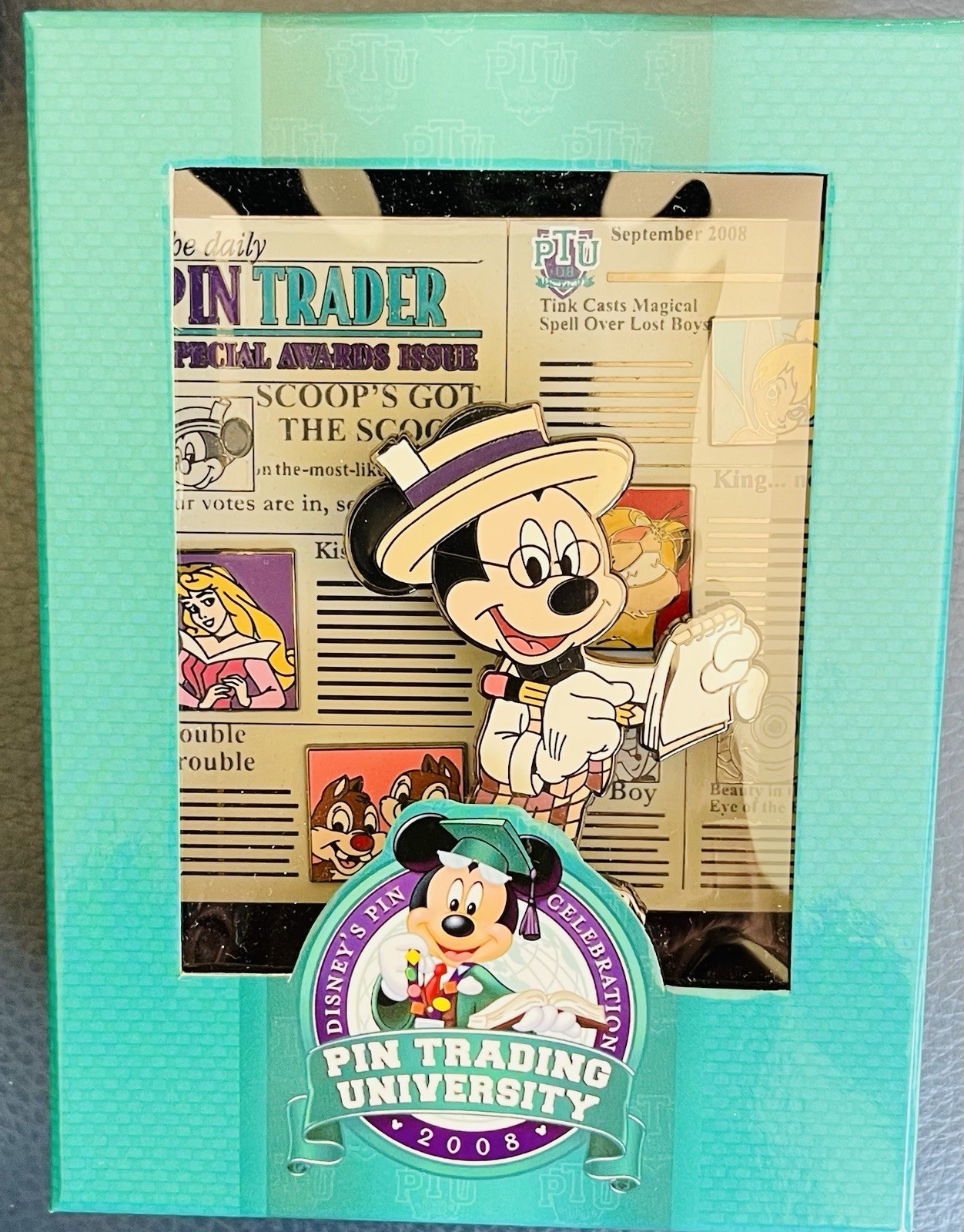 Disney Mickey Mouse Scoop Jumbo Pin Authentic Rare MIB HTF PTU Disney Mickey Mouse Scoop Jumbo Pin Authentic Rare MIB HTF PTU