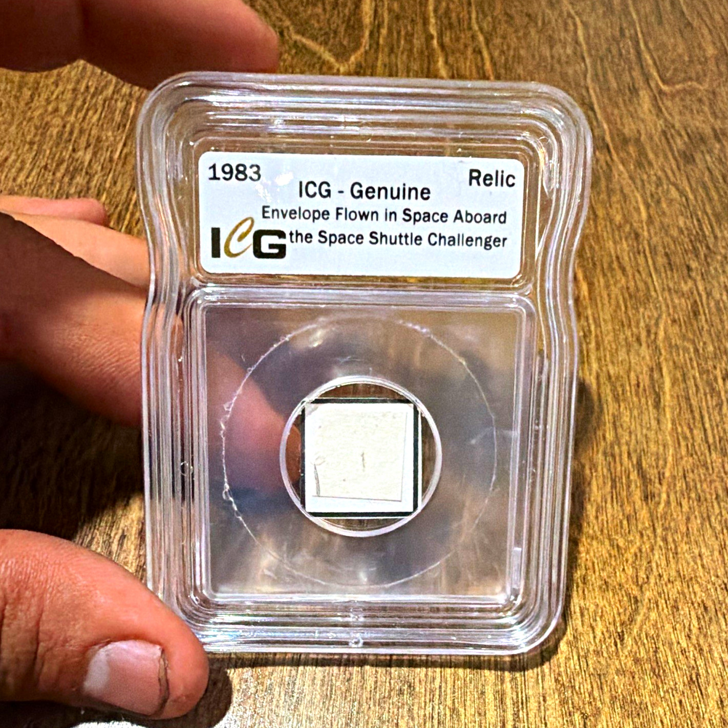 1983 ICG Genuine Relic Envelope Flown in Space, Space Shuttle Challenger