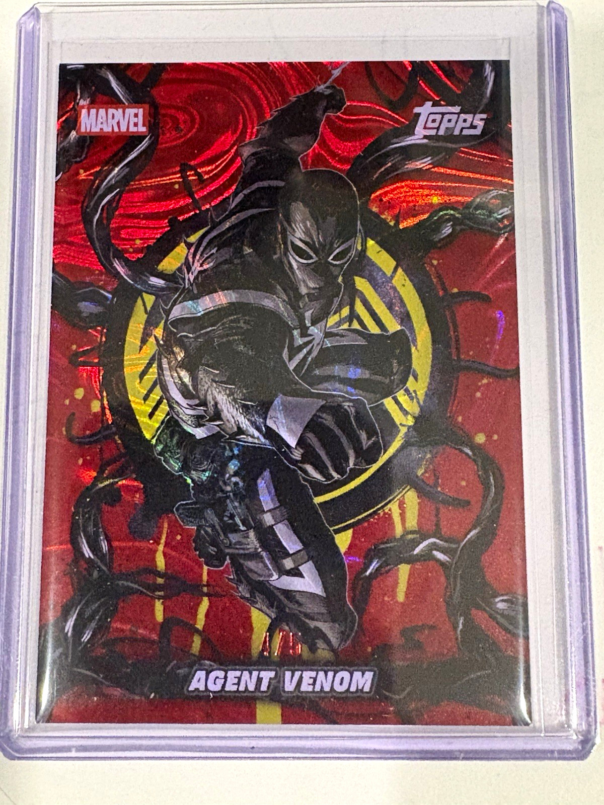 Topps 2026 Marvel Agent Venom red parallel 4/5