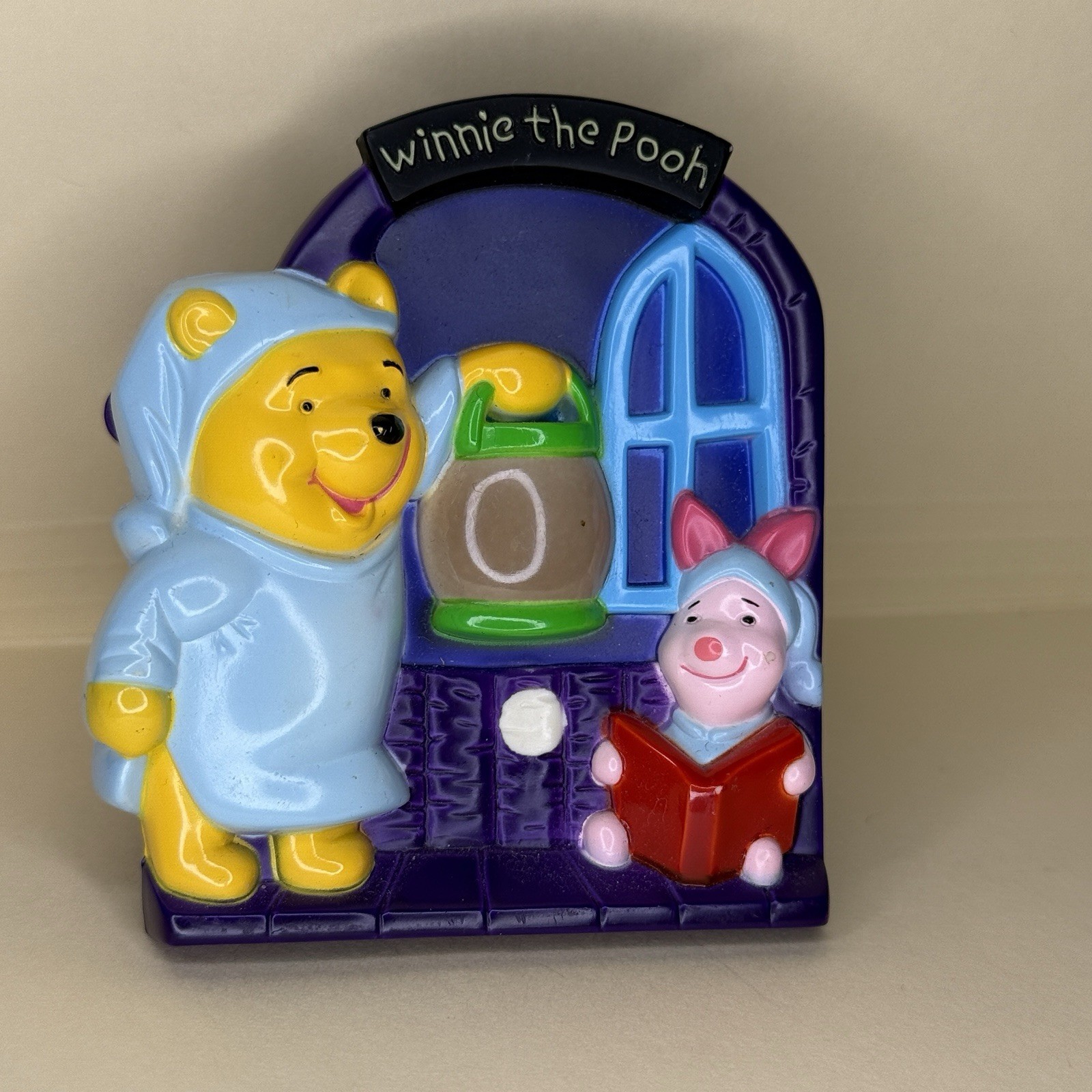 Vintage Winnie The Pooh Talking Night Light Feat. Pooh & Piglet By KNG America
