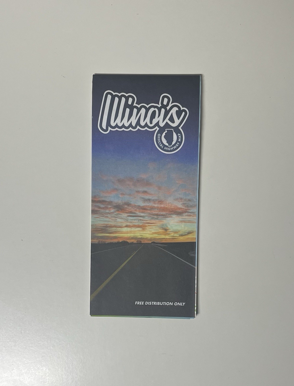 2026 Official Illinois State Highway Transportation Travel Road Map Chicago IL