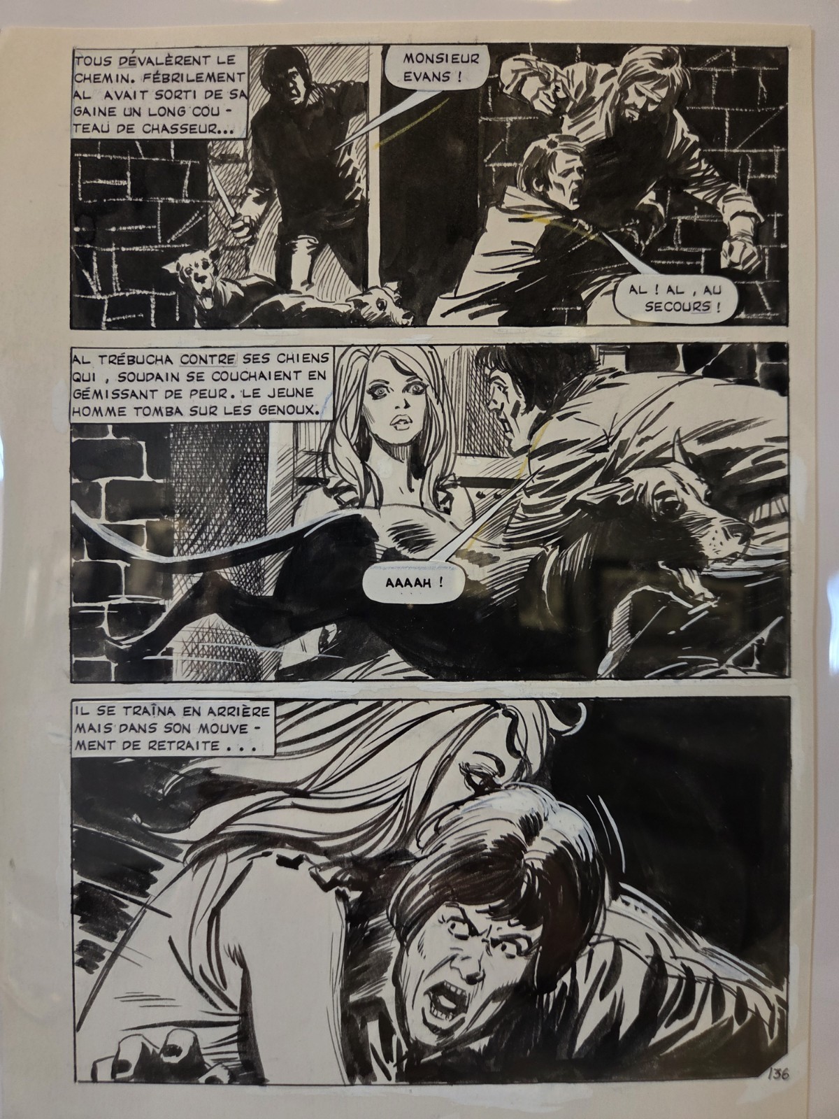 Hallucinations: Abandon All Hope Original Comic Art 1973 🔥🔥🔥 Horror Published