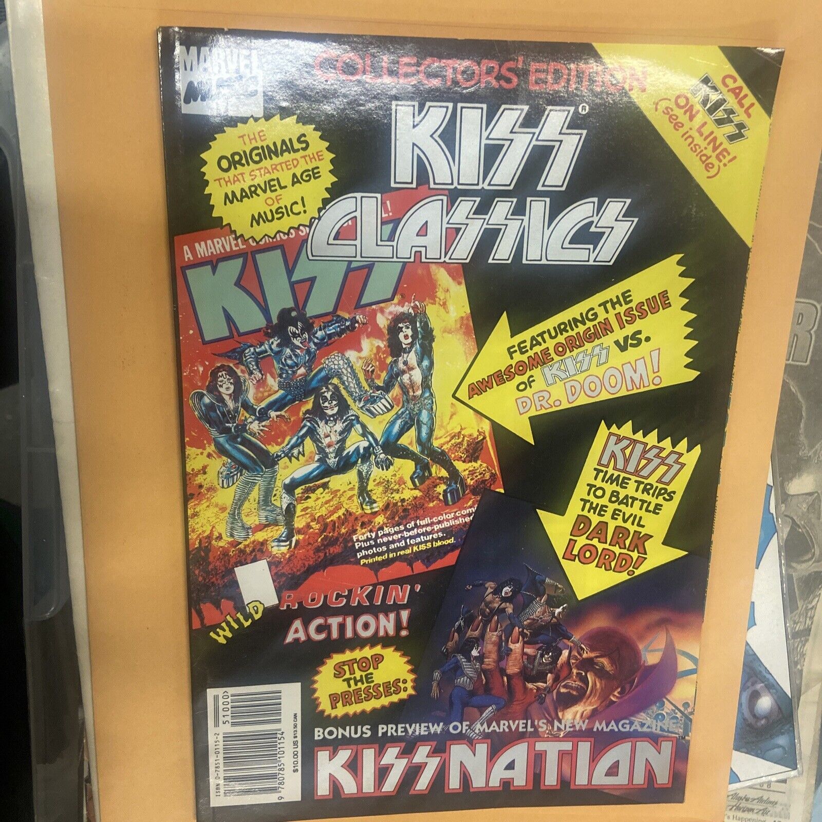 Marvel Music Kiss Classics Collectors' Edition Vol. 1 No. 1 Comic Book