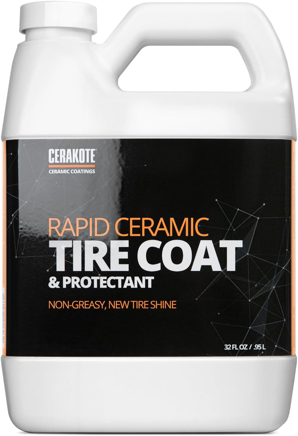 CERAKOTE Rapid Ceramic Tire Coat (32 oz.) - Showroom New Tire Shine – Deep Tire