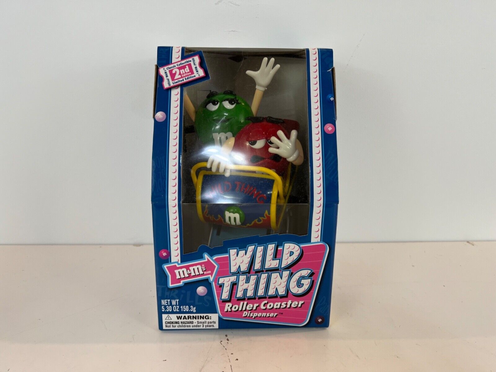 M&M\'s Wild Things Roller Coaster 2nd Limited Edition Dispenser with Original Box